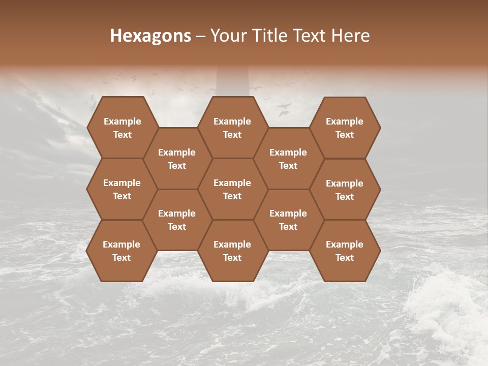 Disaster Flying Pattern PowerPoint Template