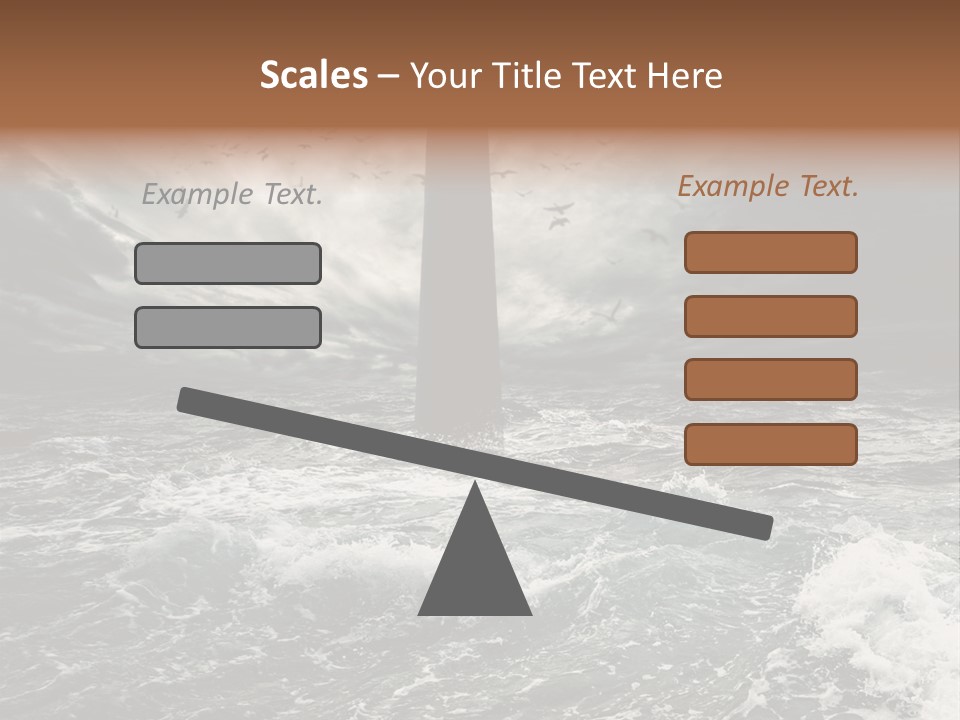 Disaster Flying Pattern PowerPoint Template