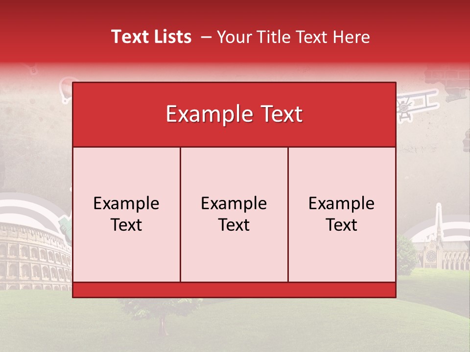 A Picture Of The Statue Of Liberty, The Eiffel Tower, And The PowerPoint Template