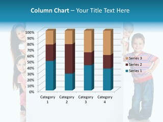 Attractive Child Message PowerPoint Template