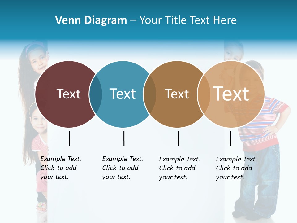 Attractive Child Message PowerPoint Template