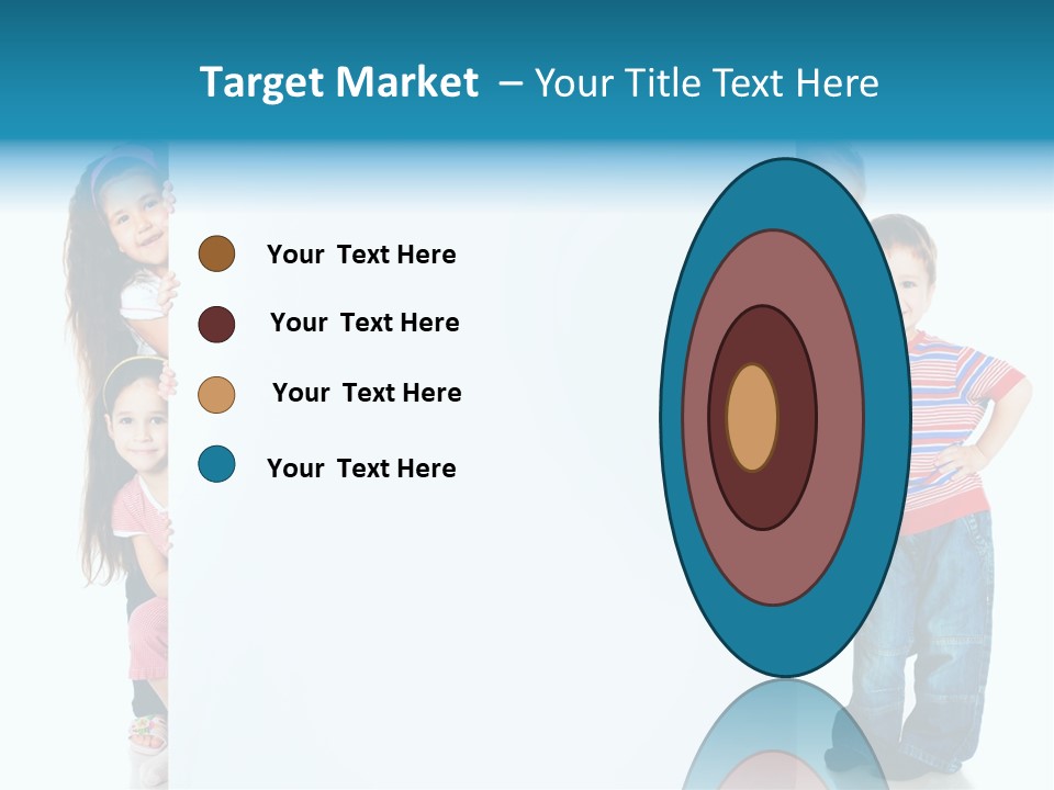 Attractive Child Message PowerPoint Template