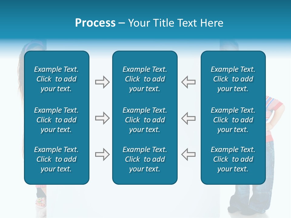 Attractive Child Message PowerPoint Template