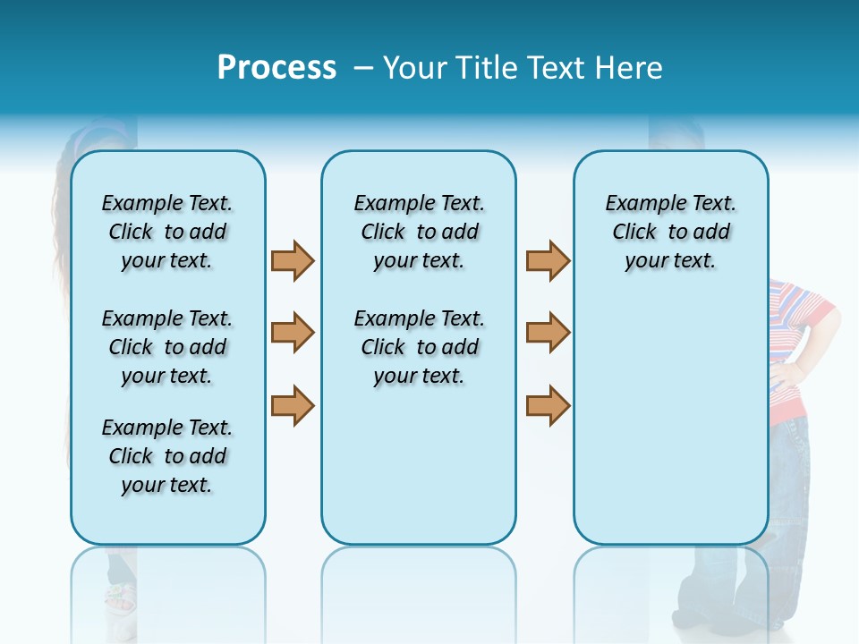 Attractive Child Message PowerPoint Template