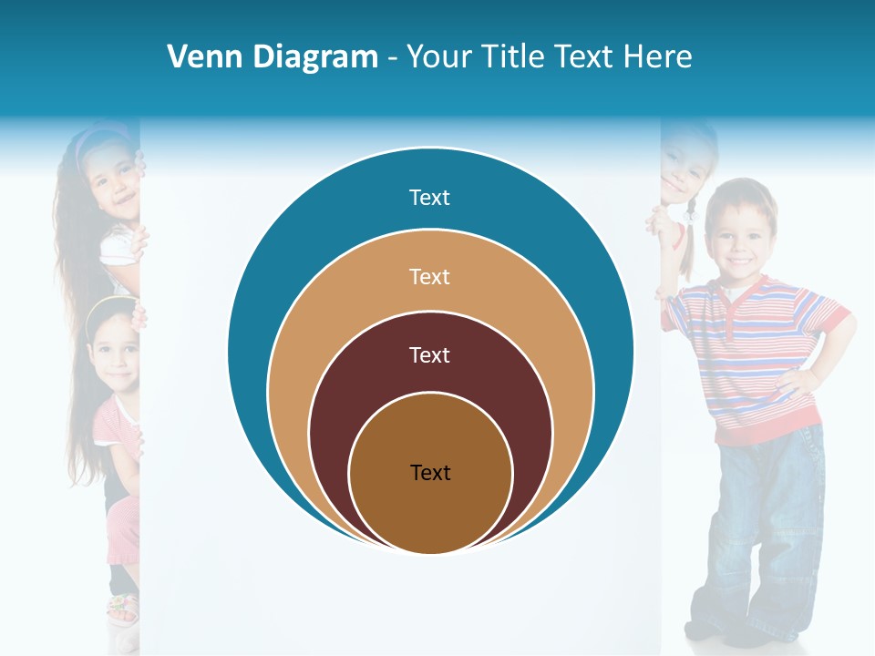 Attractive Child Message PowerPoint Template