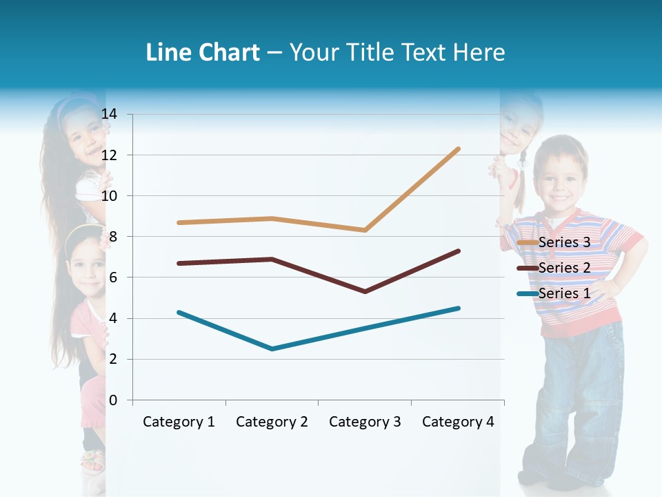 Attractive Child Message PowerPoint Template