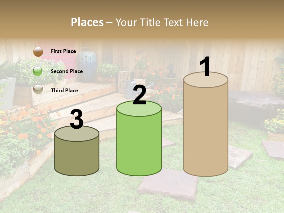 Park Summer Town PowerPoint Template