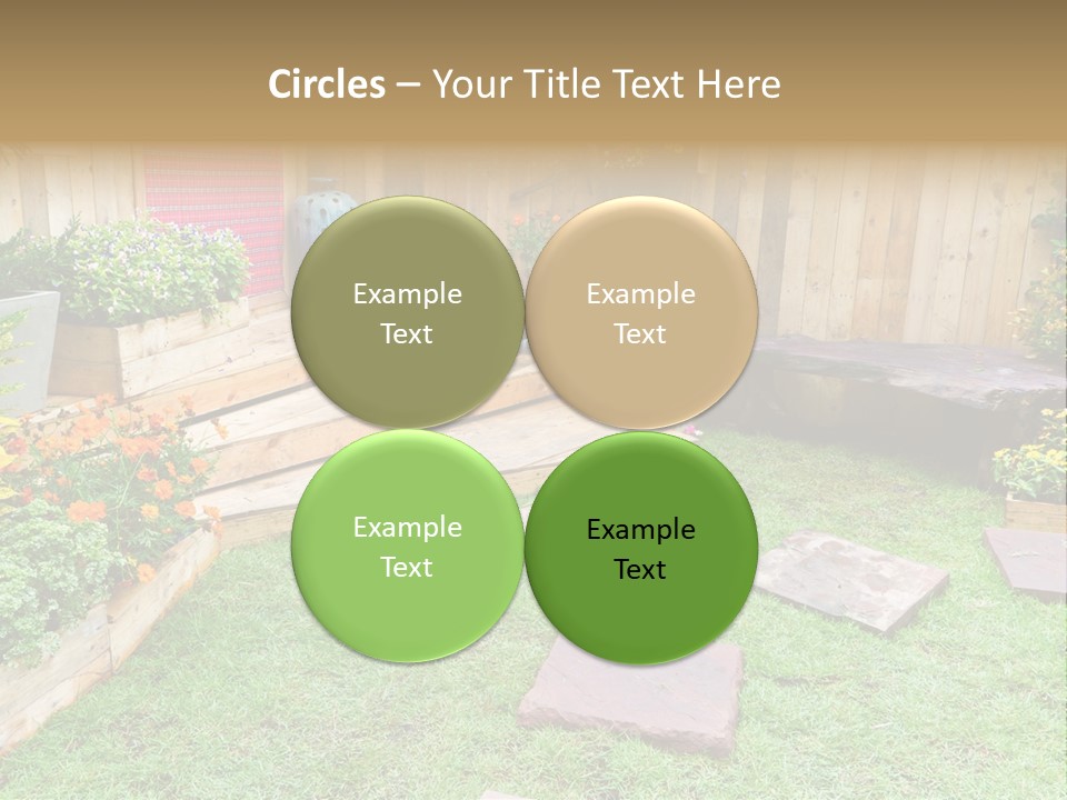 Park Summer Town PowerPoint Template