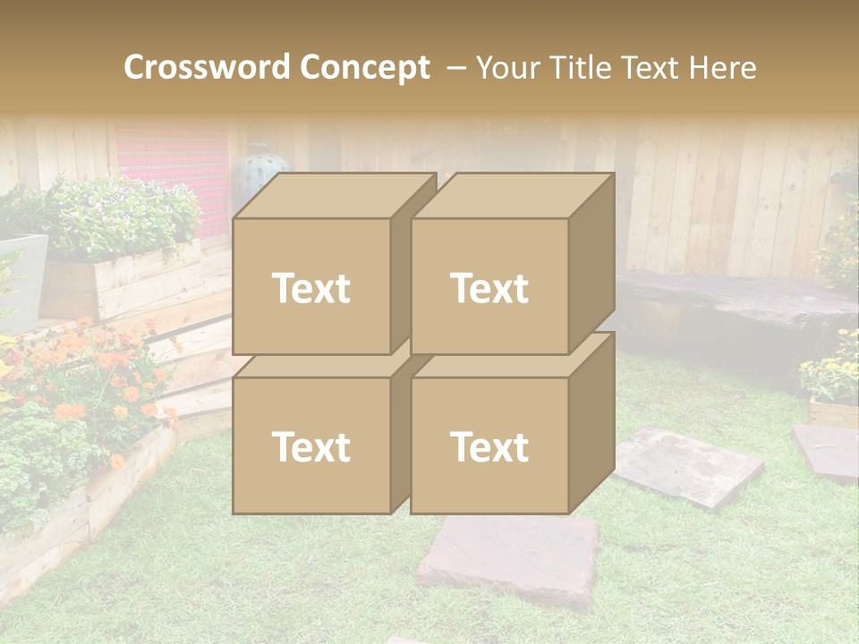 Park Summer Town PowerPoint Template