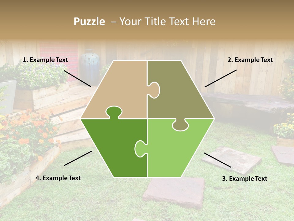 Park Summer Town PowerPoint Template