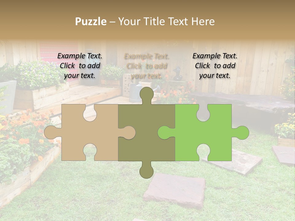 Park Summer Town PowerPoint Template