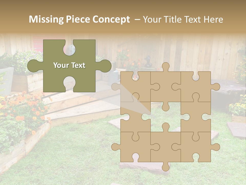 Park Summer Town PowerPoint Template