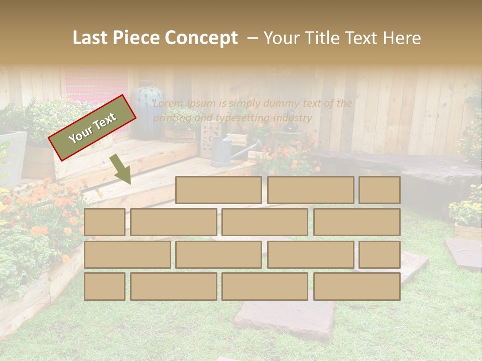 Park Summer Town PowerPoint Template