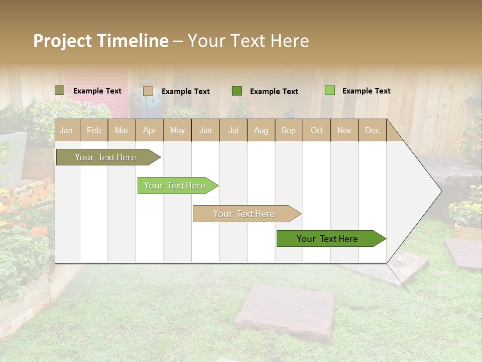 Park Summer Town PowerPoint Template