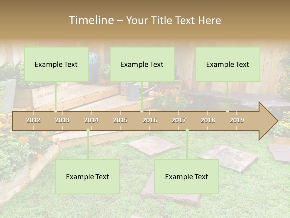 Park Summer Town PowerPoint Template