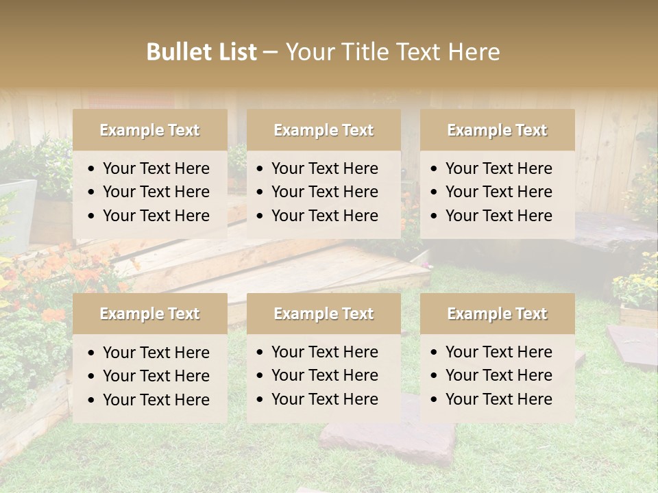 Park Summer Town PowerPoint Template