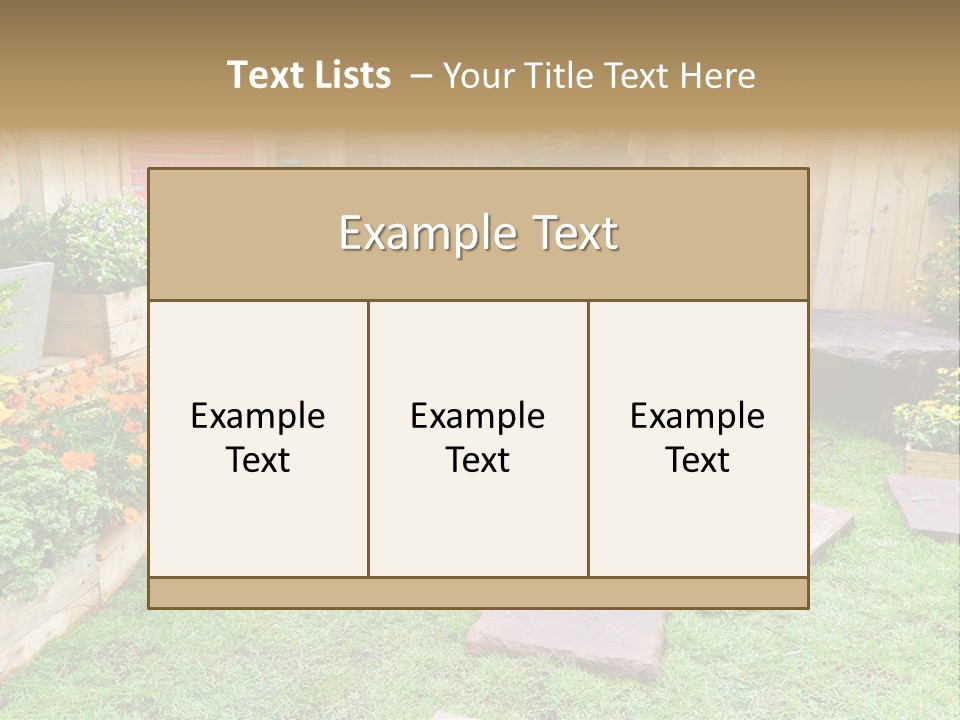 Park Summer Town PowerPoint Template