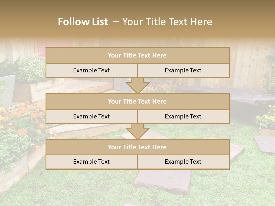 Park Summer Town PowerPoint Template