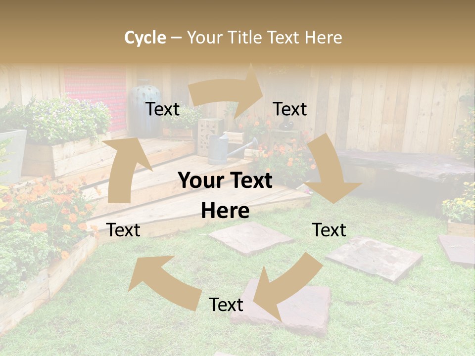 Park Summer Town PowerPoint Template