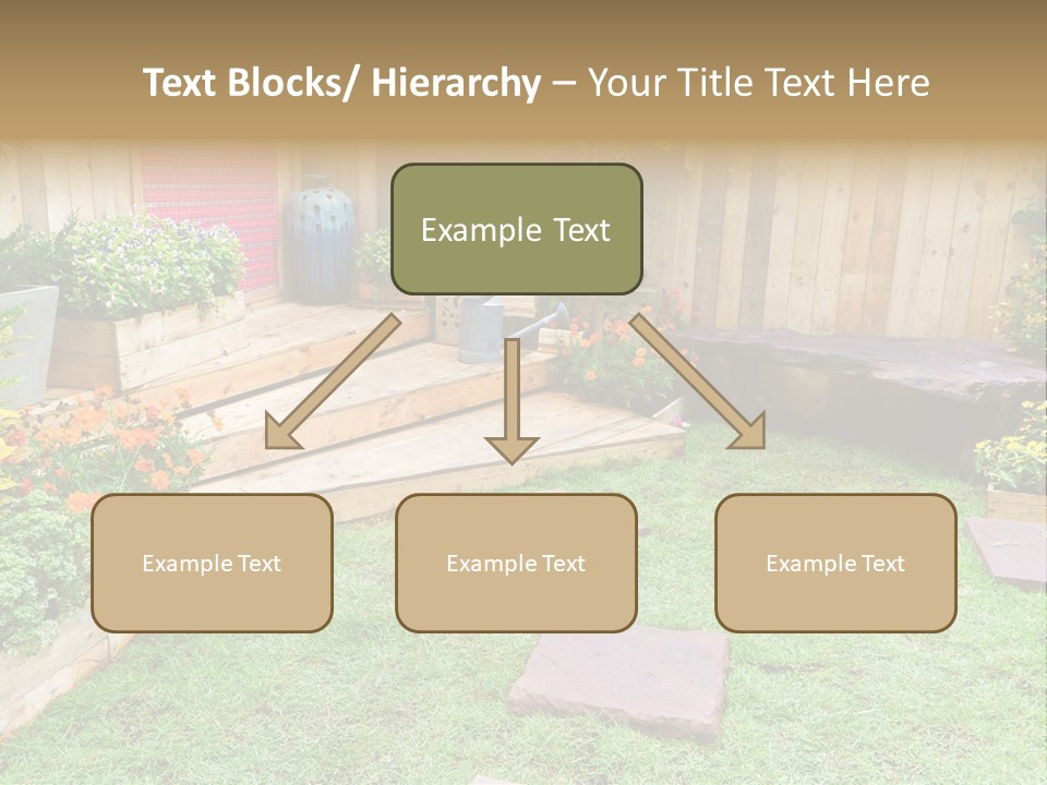 Park Summer Town PowerPoint Template