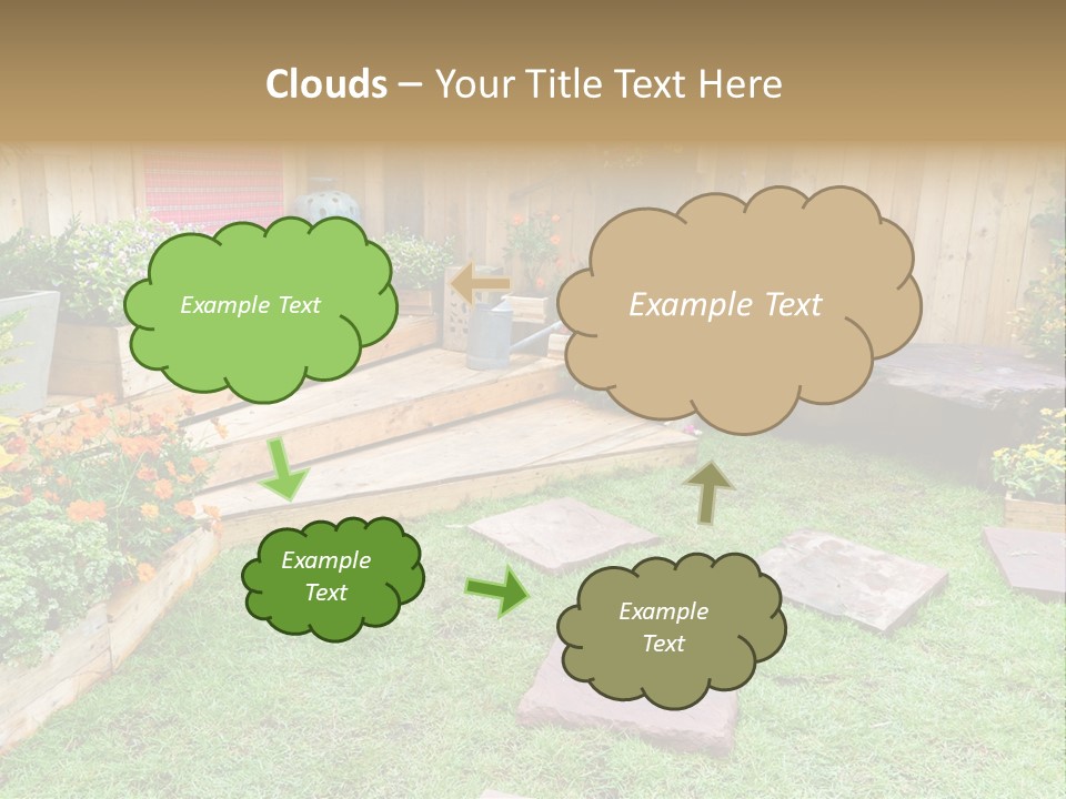 Park Summer Town PowerPoint Template