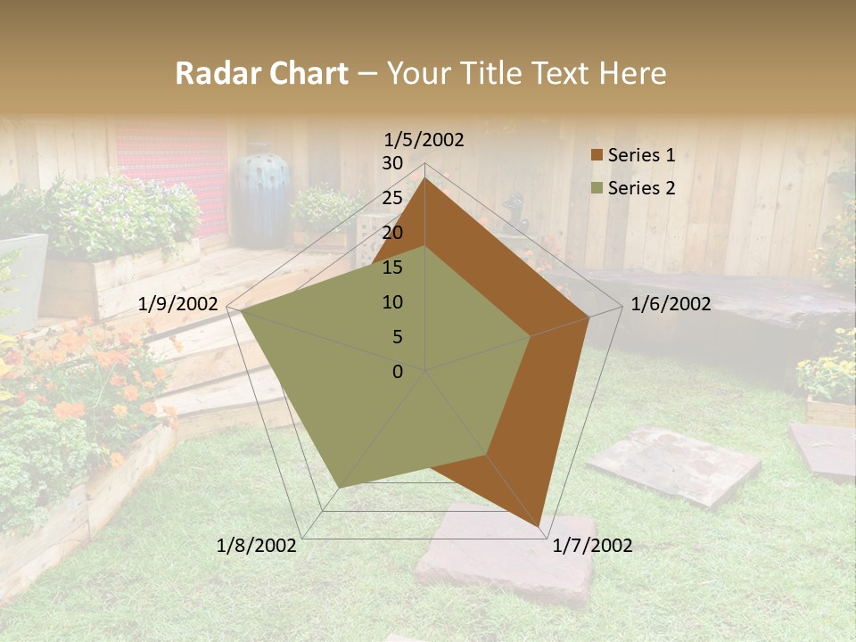 Park Summer Town PowerPoint Template