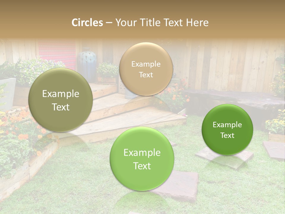 Park Summer Town PowerPoint Template