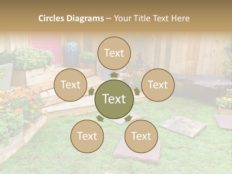 Park Summer Town PowerPoint Template