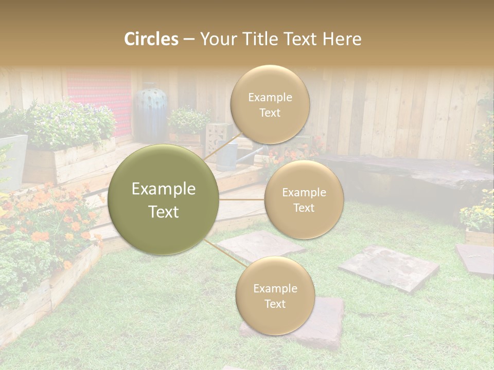 Park Summer Town PowerPoint Template