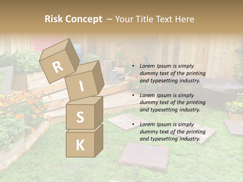 Park Summer Town PowerPoint Template