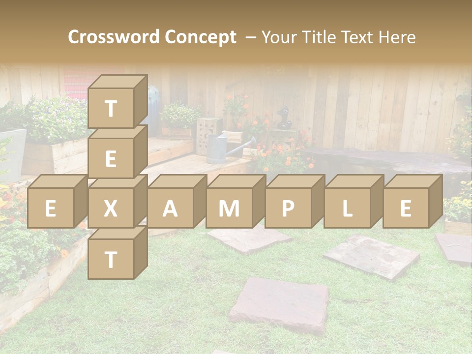 Park Summer Town PowerPoint Template