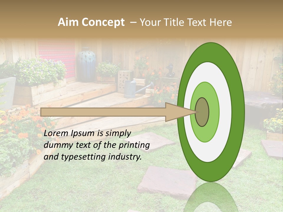 Park Summer Town PowerPoint Template