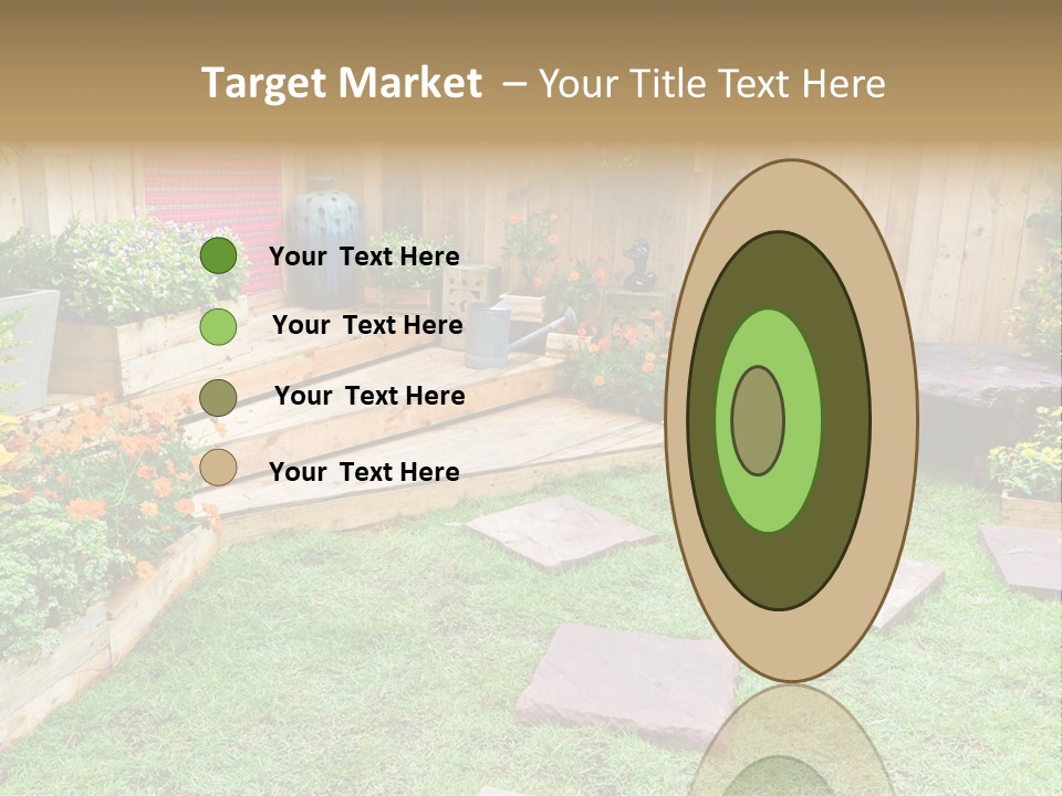 Park Summer Town PowerPoint Template