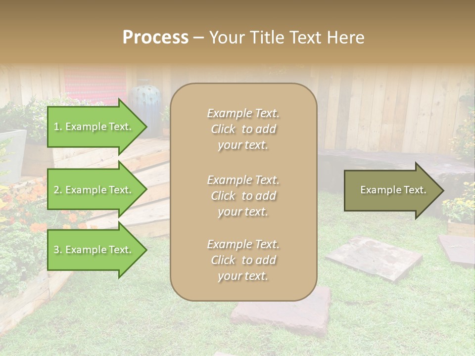 Park Summer Town PowerPoint Template