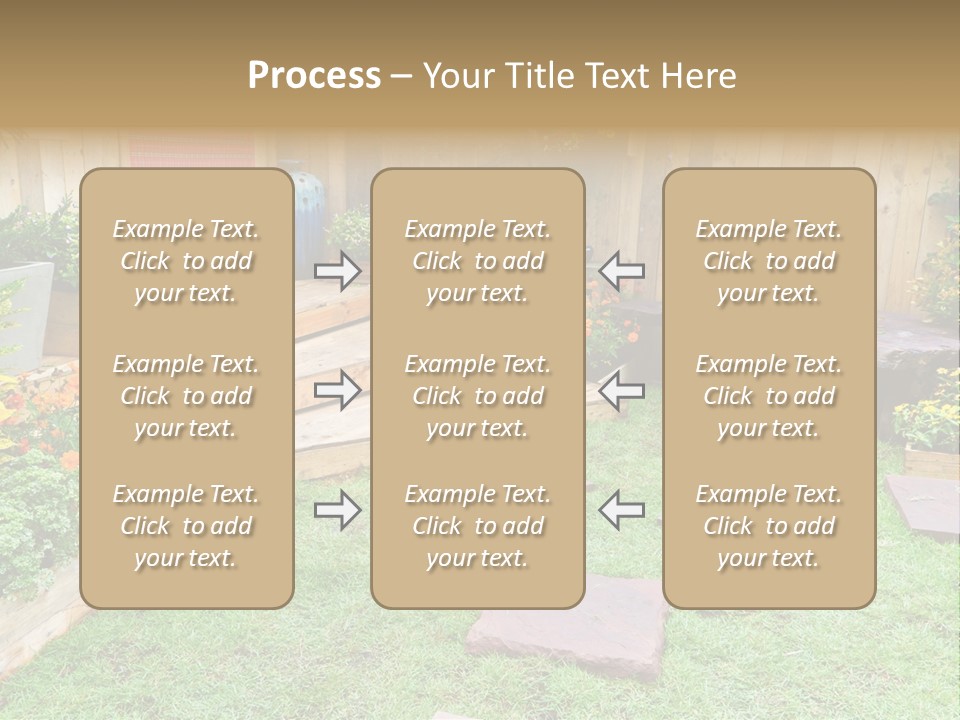 Park Summer Town PowerPoint Template