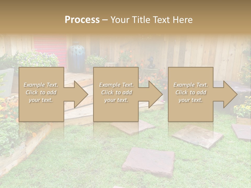 Park Summer Town PowerPoint Template