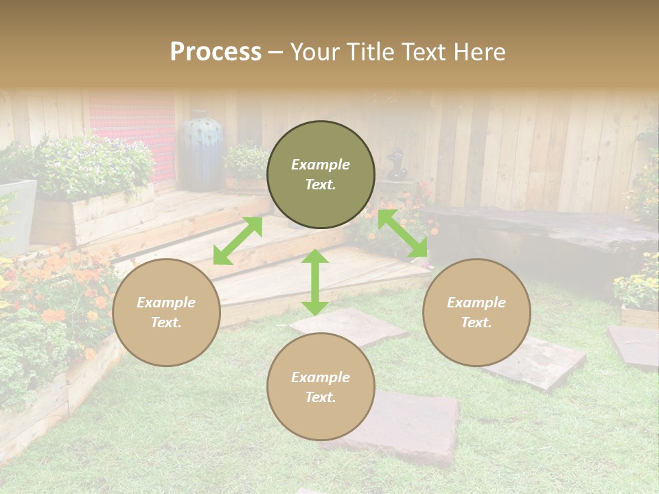 Park Summer Town PowerPoint Template