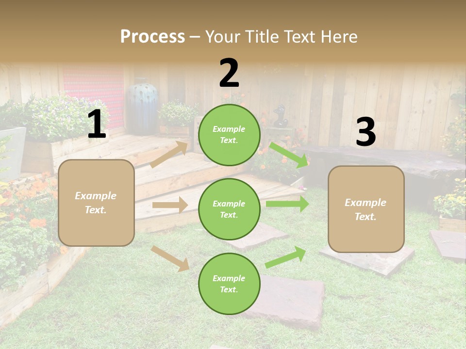 Park Summer Town PowerPoint Template