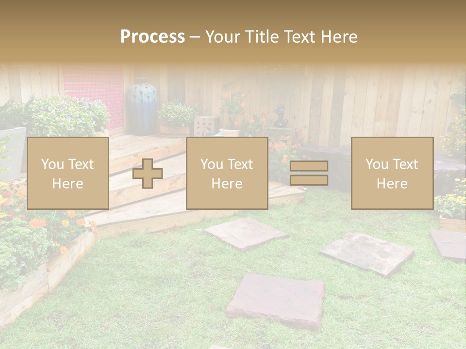 Park Summer Town PowerPoint Template