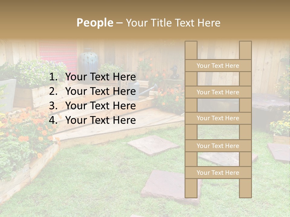 Park Summer Town PowerPoint Template