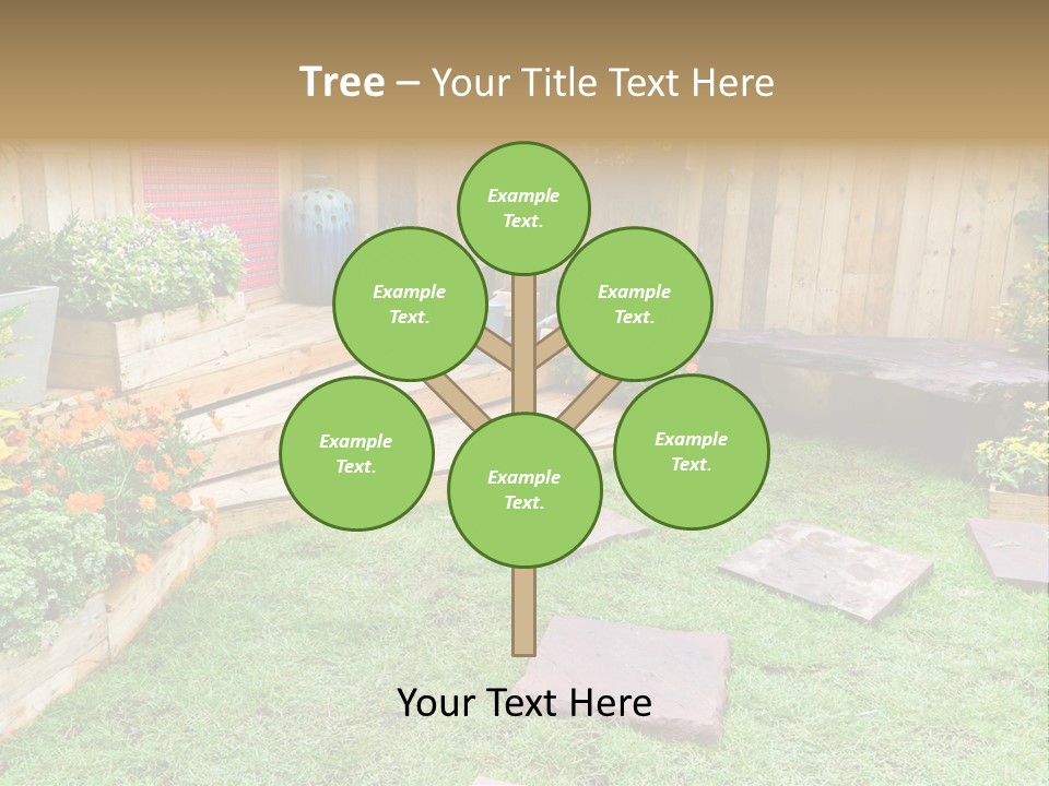 Park Summer Town PowerPoint Template