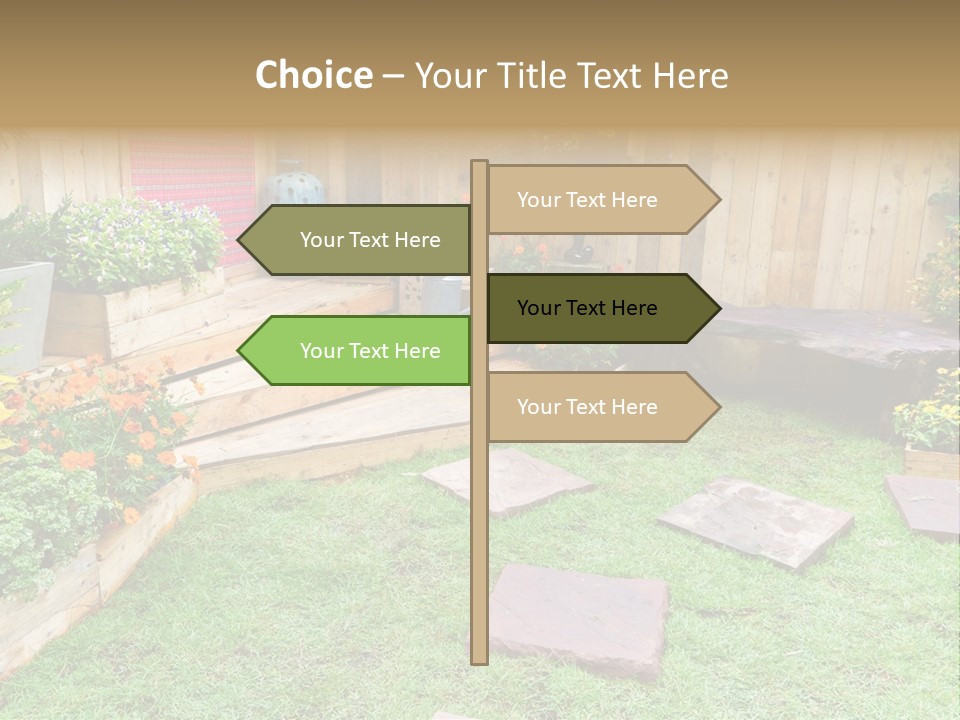 Park Summer Town PowerPoint Template