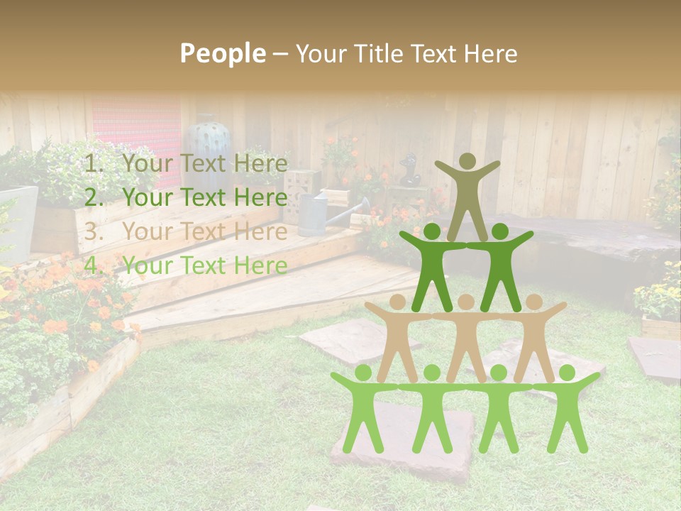 Park Summer Town PowerPoint Template