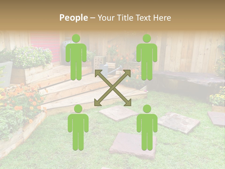 Park Summer Town PowerPoint Template