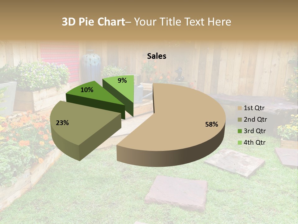 Park Summer Town PowerPoint Template