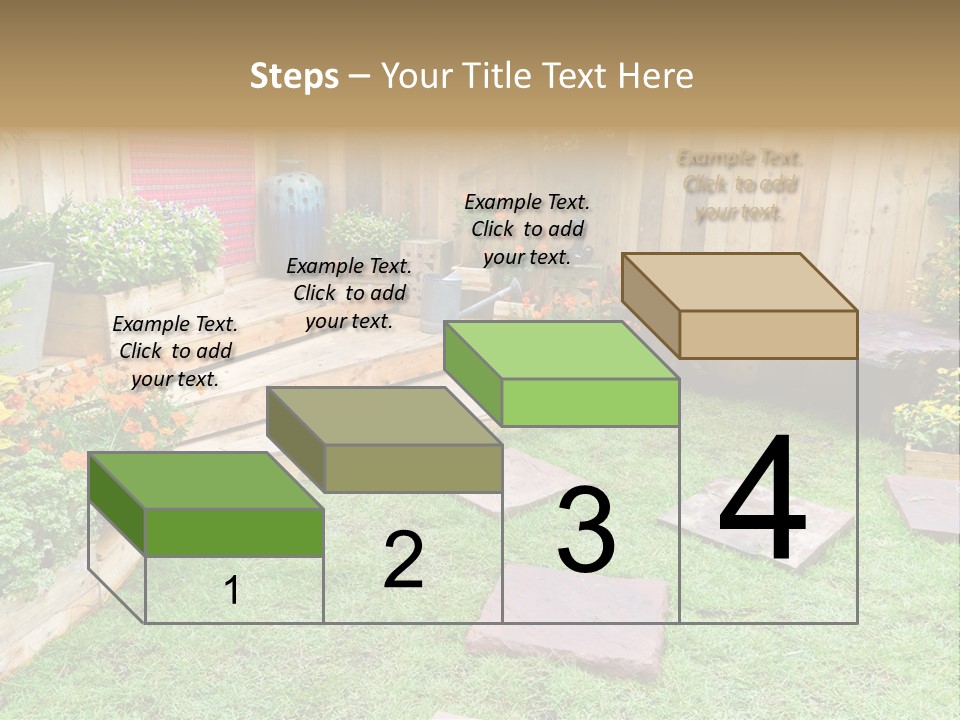 Park Summer Town PowerPoint Template