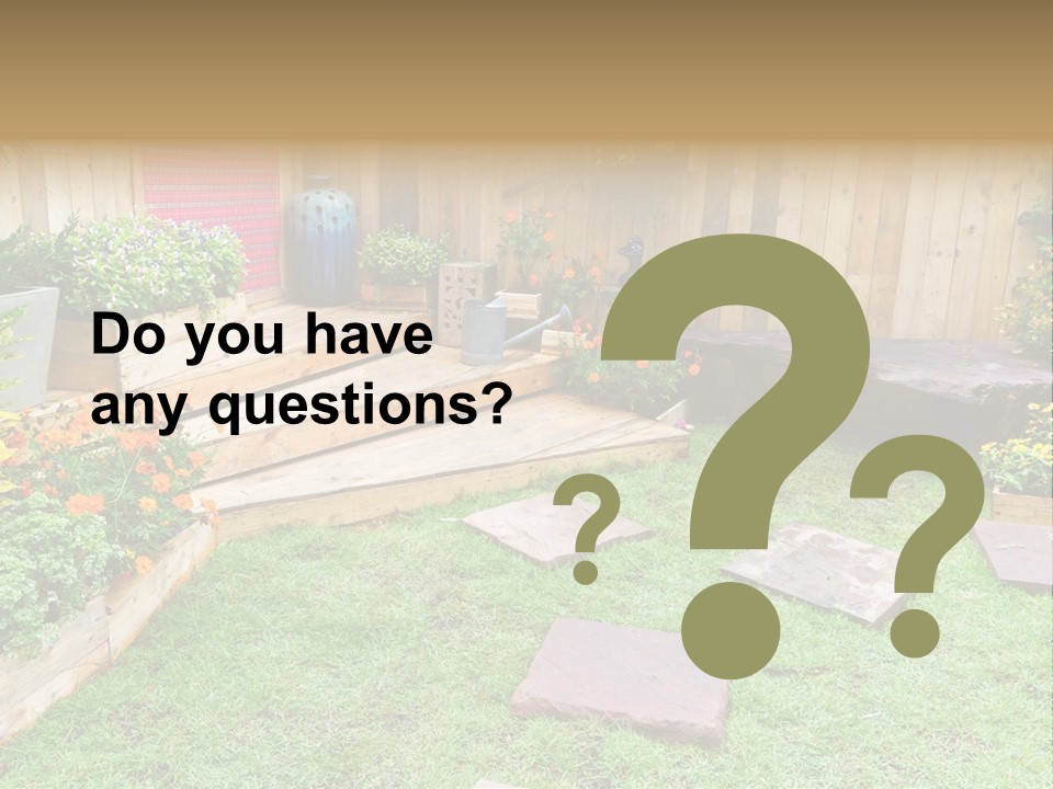 Park Summer Town PowerPoint Template