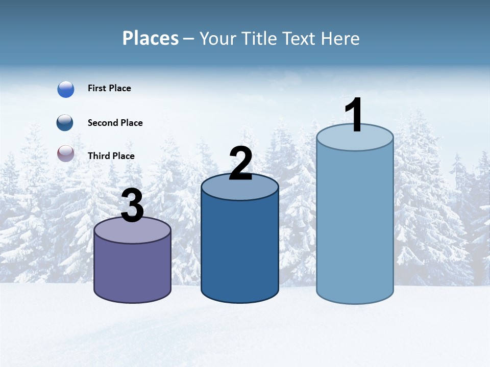 Weather Cold Tree PowerPoint Template