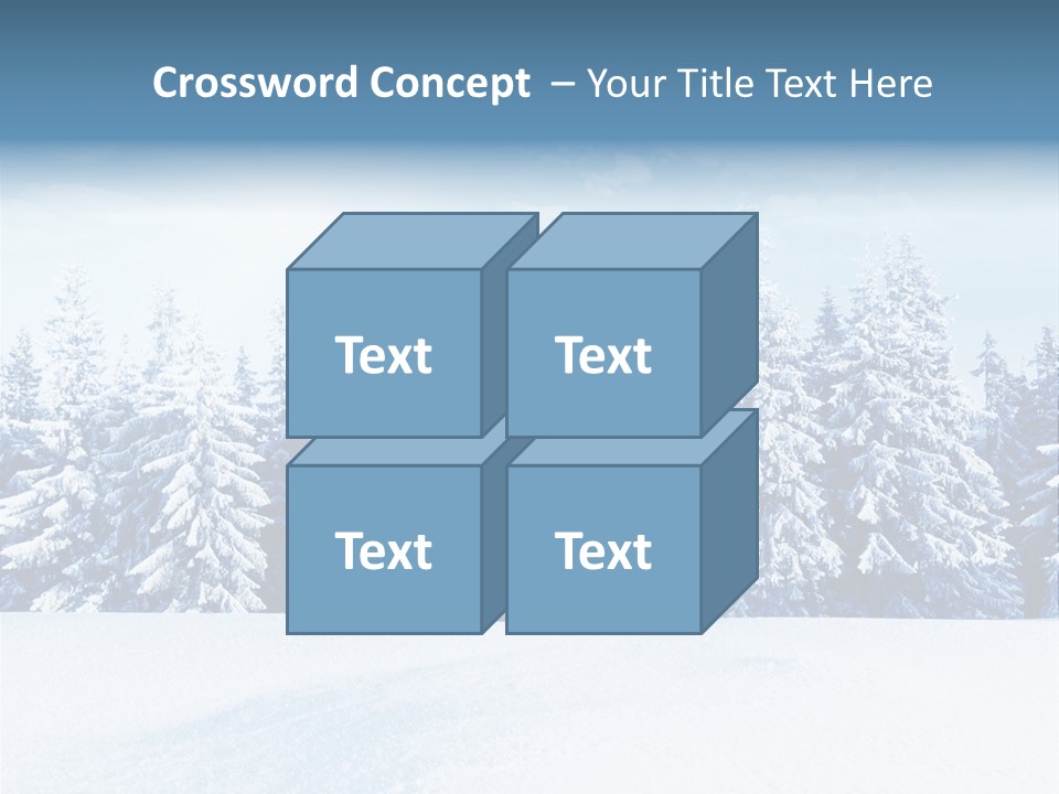Weather Cold Tree PowerPoint Template
