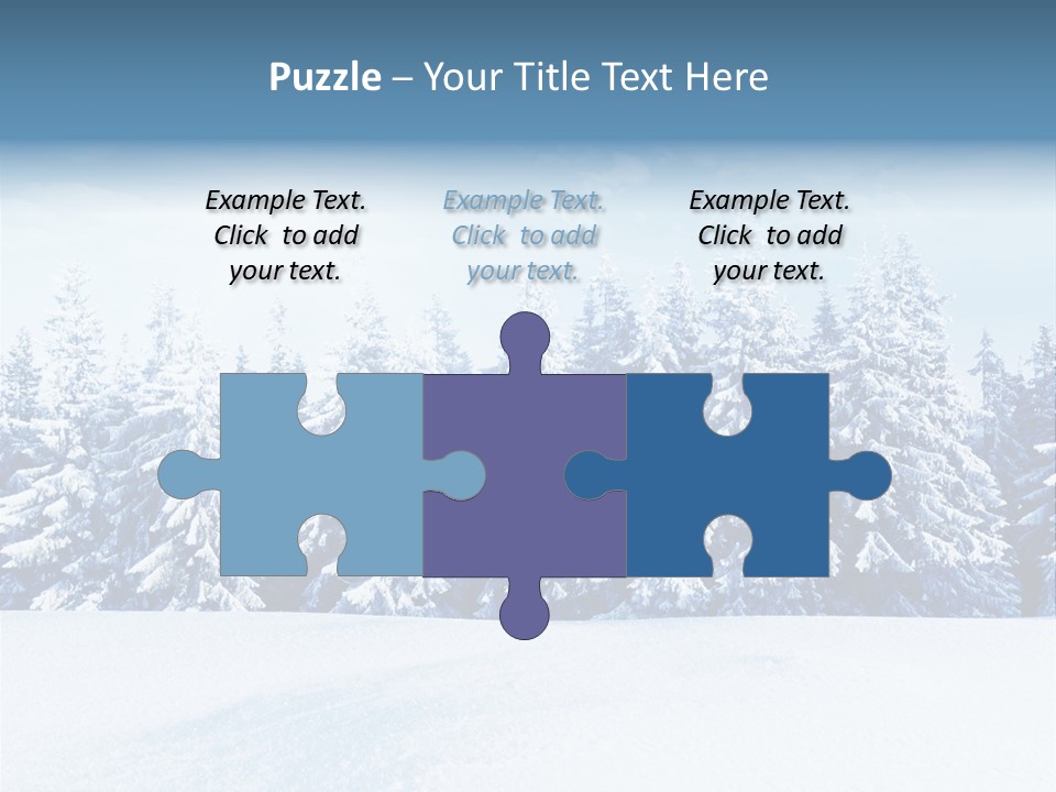 Weather Cold Tree PowerPoint Template